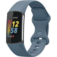 IMoshion Siliconen bandje voor de Fitbit Charge 5 / 6 - S - Official Blue