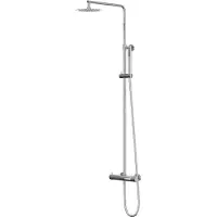 Ivy Aia Bond Regendoucheset 1 opbouw, 30cm slim hoofddouche, 3-standen handdouche Chroom