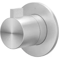 Ivy Aia Tribe Afbouwdeel inbouwstopkraan symmetry met rond rozet RVS316 geborsteld