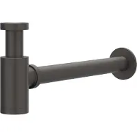 Ivy Aia Toebehoren Design sifon RVS316 geborsteld carbon black PVD