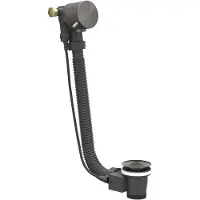 Ivy Aia Badoverloop vulcombinatie geborsteld metal black pvd