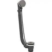 Ivy Aia Badoverloopset geborsteld metal black pvd