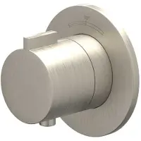 Ivy Aia Pact Afbouwdeel inbouwthermostaat symmetry met rond rozet Geborsteld nickel PVD