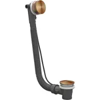 Ivy Aia Toebehoren Badoverloopset RVS316 geborsteld mat koper PVD