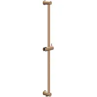 Ivy Aia Glijstang 80 cm met geintegreerde wateruitlaat geborsteld mat koper pvd