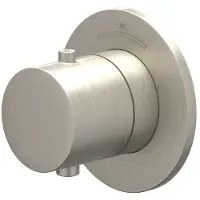 Ivy Aia Bond Afbouwdeel inbouwthermostaat symmetry met rond rozet Geborsteld nickel PVD