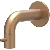 Ivy Aia Concord Wandfonteinkraan 10cm RVS 316 - Geborsteld Mat Koper PVD - RVS 316 - Kranen, Fonteinkranen, Inbouw Fonteinkranen - 8718835183110