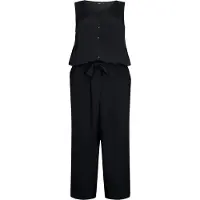 Zizzi VBELLA SL JUMPSUIT Dames Jumpsuit - Black - Maat M (46-48)