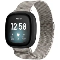 IMoshion Milanees magnetisch bandje voor de Fitbit Versa 4/ 3 / Sense (2) - Starlight