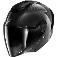 Shark RS Jet Carbon Jethelm Koolstof/Zwart S, unisex