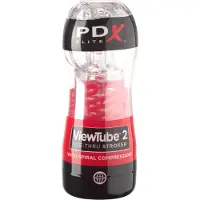 PDX PDC Elite Viewtube 2 Stroker Transparante Masturbator