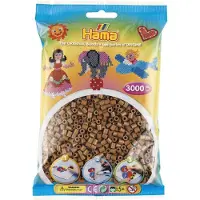Hama strijkkralenmix - noga bruin (201-76), 3000st.