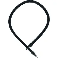 ABUS Fietsslot Insteekketting - Adaptor Chain IvyTex 6KS - - zwart - 100 cm - geschikt voor elektrische fietsen - stadsfietsen