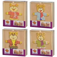 Eichhorn houten puzzel beer - educatief speelgoed - 20 stukjes.