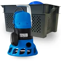 Tallas D-DWP 1000 met krat en afvoerslang 20 meter