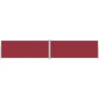 vidaXL Windscherm uittrekbaar 200x1000 cm rood