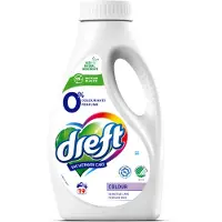 Dreft 2+2 Gratis: Vloeibaar Wasmiddel 0% Gekleurde Was 19 Wasbeurten 988 Ml