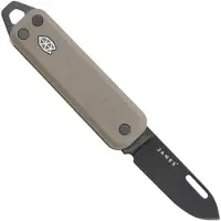 The James Brand The Elko - Coyote Tan / Black / G10 / Straight vouwmes
