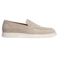 Manfield Beige suède loafers | Maat 45