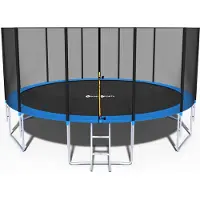 Viking Sports - Trampoline - met veiligheidsnet - 465 cm - blauw