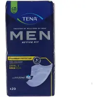 Tena Men Active fit Level 2, 20 stuks . Voordeelbundel met 7 verpakkingen