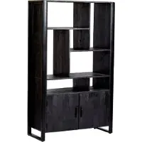 LivingFurn kabinetkast norris 110cm mangohout / gecoat staal