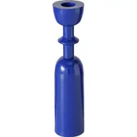 Boltze Moderne kandelaar mat blauw aluminium 22,5 cm