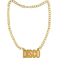 Funny fashion Ketting goud "disco" (Goud)