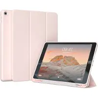 Accezz Smart Silicone Bookcase voor de Apple iPad 9 (2021) 10.2 inch / iPad 8 (2020) 10.2 inch / iPad 7 (2019) 10.2 inch - Roze