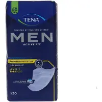 Tena Men Active fit Level 2, 20 stuks . Voordeelbundel met 3 verpakkingen