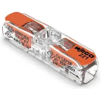 Wago Inline lasconnector met hendels 0,2 - 4 mm² - voor alle soorten geleiders