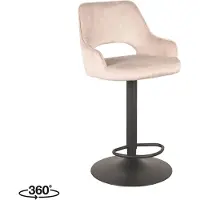 Label51 - Barstoel Fer - Beige - 52x50x110cm