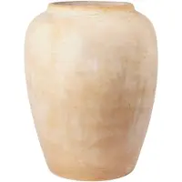 Broste Copenhagen Ray Vaas Antique Beige - Vazen Klei - 14469063