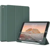 Accezz Smart Silicone Bookcase voor de Apple iPad 6 (2018) 9.7 inch / iPad 5 (2017) 9.7 inch - Donkergroen