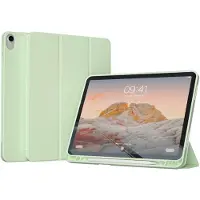 Accezz Smart Silicone Bookcase voor de Apple iPad Air 11 inch (2026) M4 / (2025) M3 / (2024) M2 / Air 5 (2022) / Air 4 (2020) - Lichtgroen