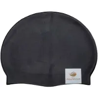 Aquawave Unisex badmuts Prime voor volwassenen (Zwart/Wit)
