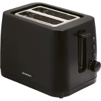 Silvercrest Broodrooster - Zwart - 870W - 6-instelbare bruiningsniveaus - Ontdooifunctie - Kruimellade