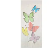 vidaXL Vliegengordijn 90x200 cm bamboe