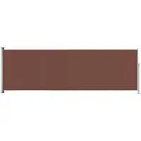 vidaXL Tuinscherm uittrekbaar 200x600 cm bruin