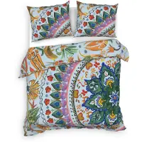 Heckett & Lane Dekbedovertrek Hailey Multi Bamboo-260 x 200 / 220 cm | Extra Breed