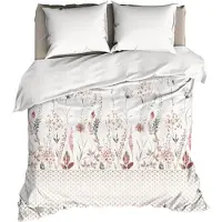 Satin d'or Dekbedovertrek Giselle Multi Taupe Satijn-200 x 200 / 220 cm | 2-Persoons