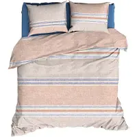 Romanette Dekbedovertrek Alfie Terra Katoen-240 x 200 / 220 cm | Lits-Jumeaux