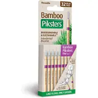 Piksters Bamboo Piksters Ragers Size 1 Fijn Paars - 32 Stuks