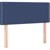 vidaXL Hoofdbord 80x5x78/88 cm stof blauw