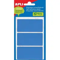 APLI gekleurde etiketten in etui blauw (2072) - 13 stuks