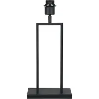 Steinhauer Zwarte tafellamp Stang 3843ZW met E27 fitting zonder kap