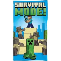 Minecraft Strandlaken - 70 x 140 CM - Survival Run