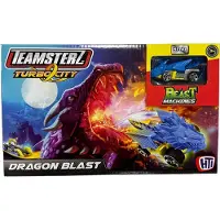 Teamsterz Draak-Lancering Beast Machines - Geel metalen auto - Trek de lanceerinrichting terug - Verzamel ze allemaal!