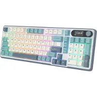 Royal Kludge RKS98 - Mechanisch Gaming Toetsenbord - Gaming Keyboard - Draadloos - RGB - Met LCD-scherm