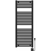 Boss & Wessing Elektrische radiator bws lara 118.5x45 cm smart wifi mat zwart